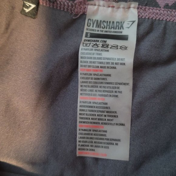 Gymshark Fit Leggings Charcoal Purple wash - Picture 6 of 6